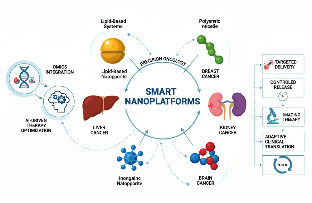 Systematic Review of Smart Nanoplatforms in Liver, Breast, Kidney, and Brain Cancers: Targeted Delivery, Omics, and Therapy Response - Issue cover